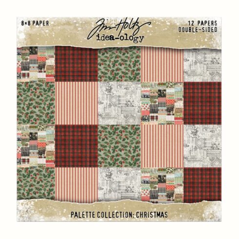 Tim Holtz Idea-ology Palette Collection Christmas paperilajitelma 20 x 20 cm