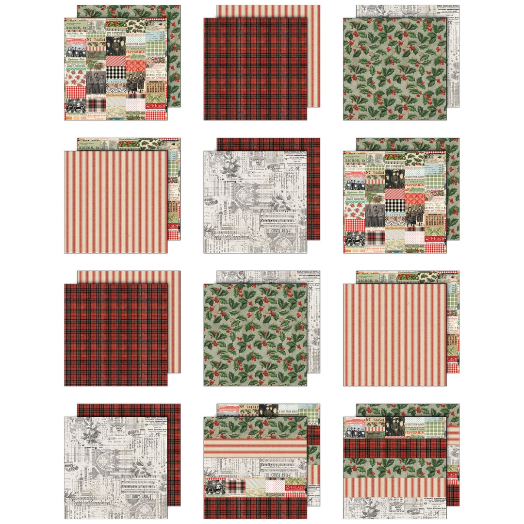 Tim Holtz Idea-ology Palette Collection Christmas paperilajitelma