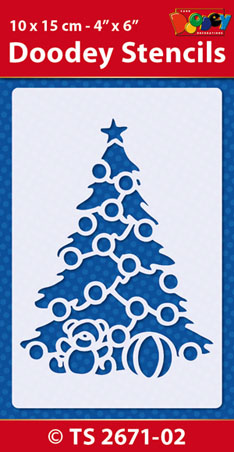 Stencil, Christmas tree
