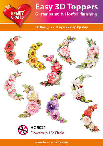 Hearty Crafts 3D-paketti, isot kukkakaaret | Lumikellot