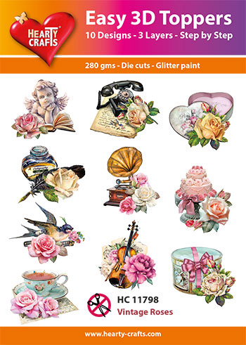 Hearty Crafts 3D-paketti vintage