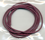 Leather cord 1 m, maroon