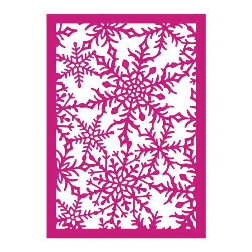gemini create a card stanssi decadent snowflakes GEM MD CAD DESN A6 3