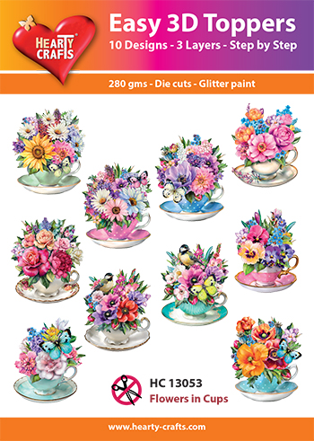 hearty crafts 3D-paketti easy 3d toppers