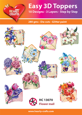 hearty crafts 3D-paketti easy 3d toppers