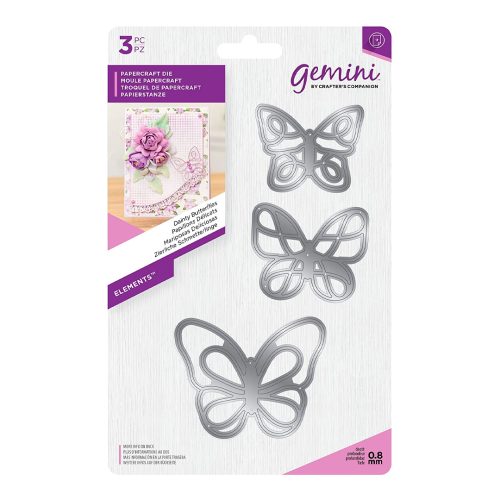 332 GEM MD ELE DBUT gemini elements dainty butterflies stanssi