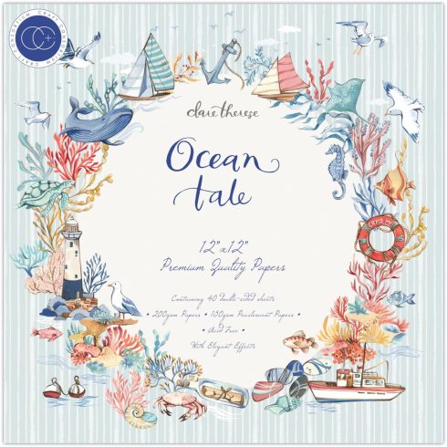 Craft Consortium – Ocean Tale paperilehtiö 30,5 x 30,5 cm