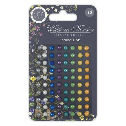 wildflower meadow enamel dots