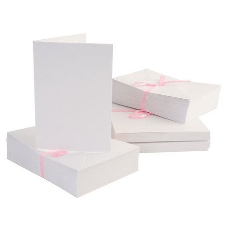 Anitas korttipohjat kirjekuoret 105x148cm valkoinen 100 kpl