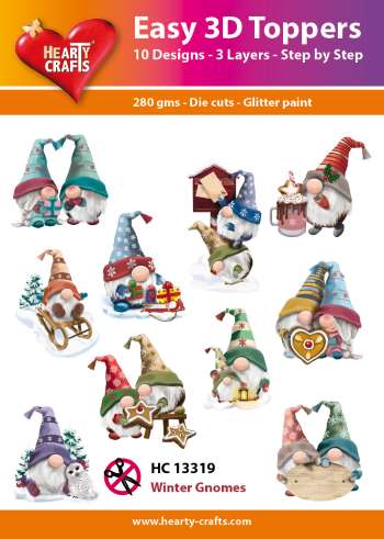 Hearty Crafts Easy 3D Toppers 3D-paketti
