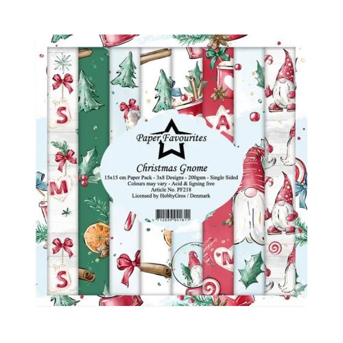 Paper Favourites – Christmas Gnome paperilajitelma 15 x 15 cm