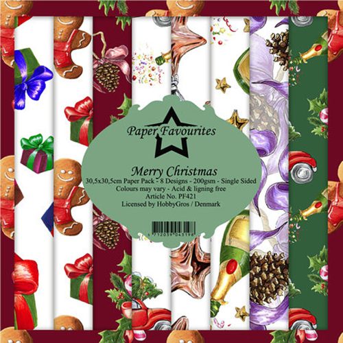 Paper Favourites – Merry Christmas paperilajitelma 305 x 305 cm