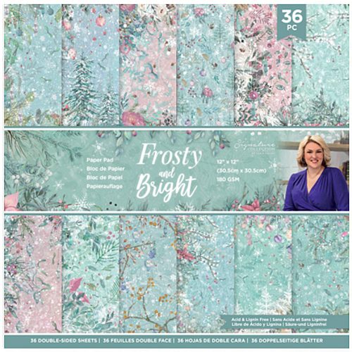 Crafter´s Companion – Frosty and Bright paperilehtio 305 x 305 cm