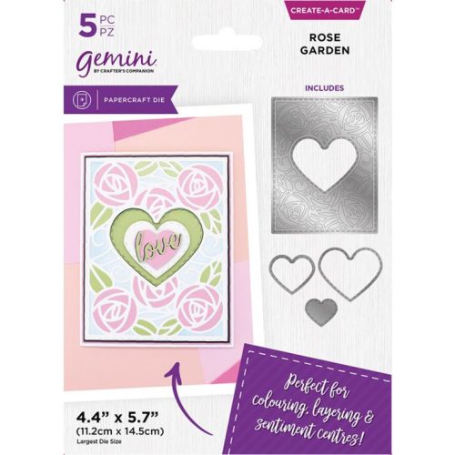 Gemini Create a Card stanssi – ROSE GARDEN