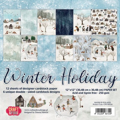 Craft & You Design – Winter Holiday paperilajitelma 30,5 x 30,5 cm