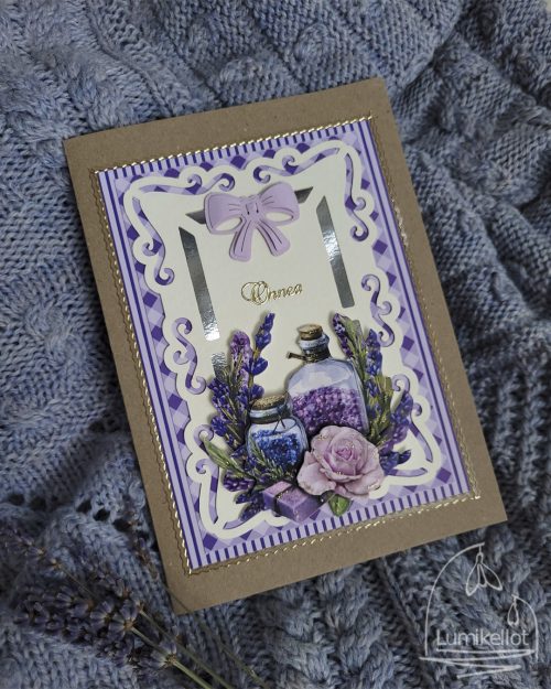 Korttipaketti laventeli10