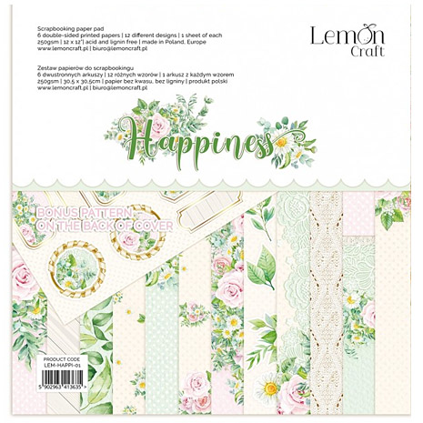 Lemon Craft – Happiness paperilehtio 304 x 304 cm