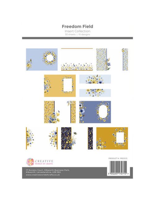 The Paper Boutique – Freedom Field paperilajitelma KUVIOT A4 1