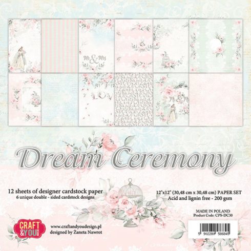 Craft & You Design – Dream Ceremony paperilajitelma 30,5 x 30,5 cm