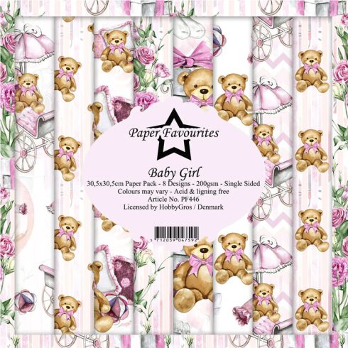 Paper Favourites – Baby Girl paperilajitelma 30,5 x 30,5 cm