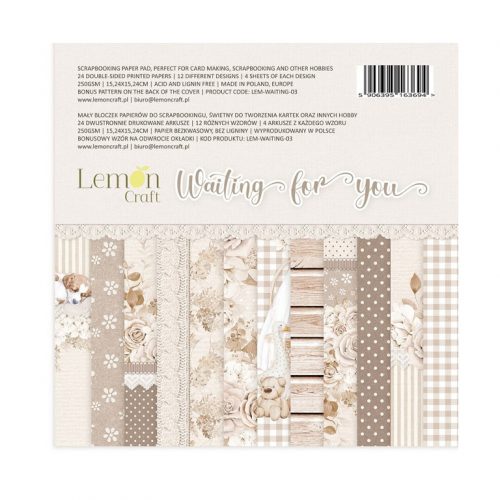 Lemon Craft – Waiting For You paperilehtiö 15,24 x 15,24 cm