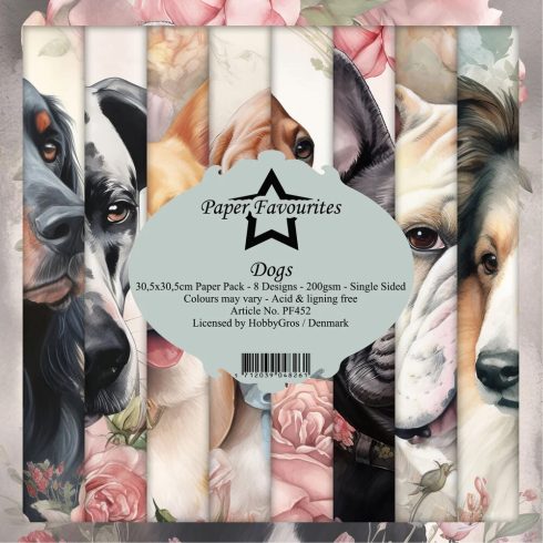 Paper Favourites – Dogs paperilajitelma 30,5 x 30,5 cm
