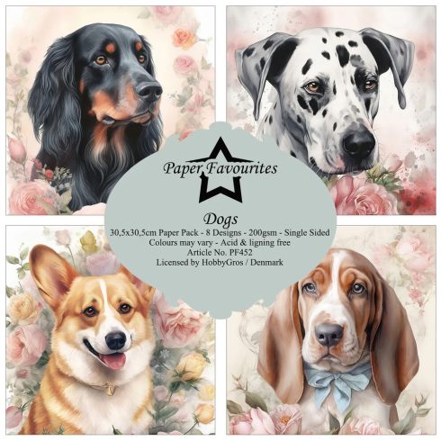Paper Favourites – Dogs paperilajitelma 305 x 305 cm 1