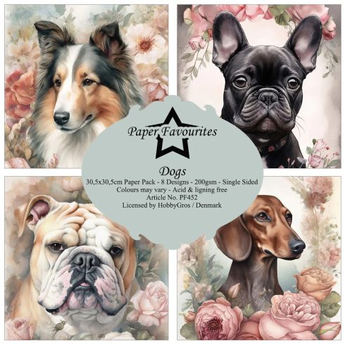 Paper Favourites – Dogs paperilajitelma 305 x 305 cm 2
