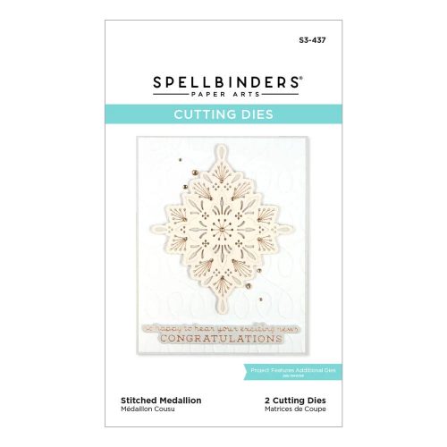 spellbinders stitched medallion etched dies s3 437 1