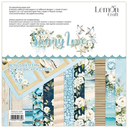 Lemon Craft – Sunny Love paperilehtiö 30,4 x 30,4 cm