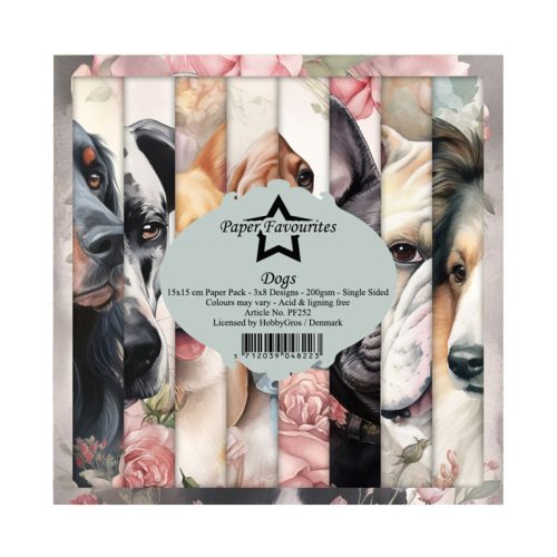 Paper Favourites – Dogs paperilajitelma 15 x 15 cm