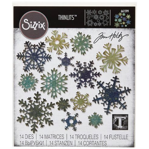 Sizzix Tim Holtz Thinlits stanssi – PAPER SNOWFLAKES MINI