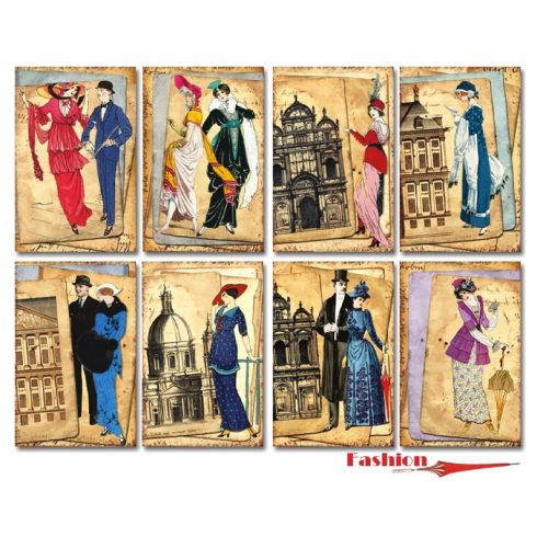 Decorer – Fashion korttikuvat 7 x 10,8 cm (24 kpl)