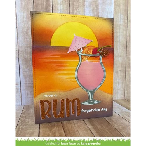 Lawn Fawn stanssi – BUILD A DRINK COCTAIL ADD ON1