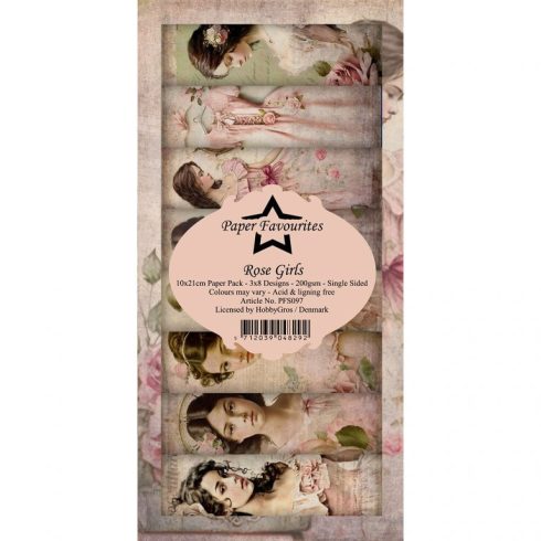 Paper Favourites – Rose Girls paperilajitelma 10 x 21 cm