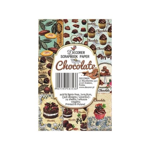 Decorer – Chocolate korttikuvat 7 x 108 cm 24 kpl1