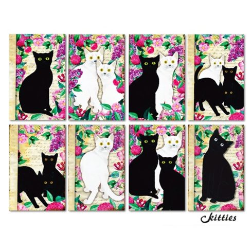 Decorer – Kitties korttikuvat 7 x 10,8 cm (24 kpl)