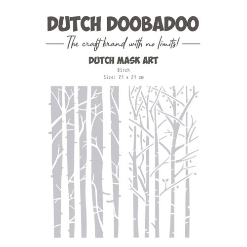 Dutch Doobadoo Mask Art sapluuna – Slimline Birch