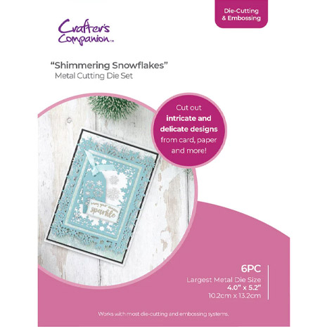 Gemini Christmas Nesting stanssi – SHIMMERING SNOWFLAKES