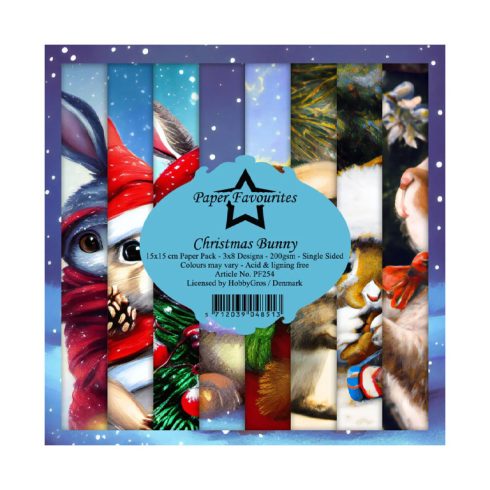 Paper Favourites – Christmas Bunny paperilajitelma 15 x 15 cm