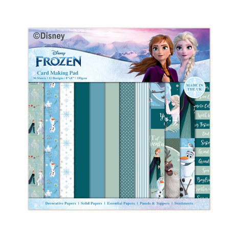 Disney Card Making Kit – Frozen paperilehtiö 20,3 x 20,3 cm