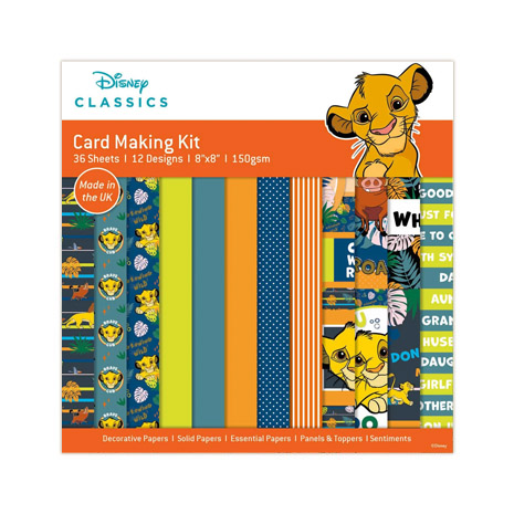 Disney Card Making Kit – The Lion King paperilehtiö 20,3 x 20,3 cm