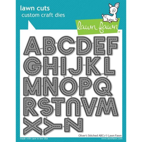 Lawn Fawn stanssi – OLIVER'S STITCHED ABC