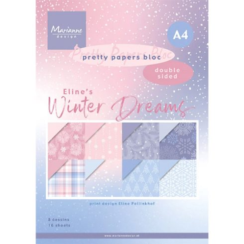 Marianne Design – Eline's Winter Dreams paperilehtiö (A4)