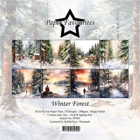 Paper Favourites – Winter Forest paperilajitelma 30,5 x 30,5 cm