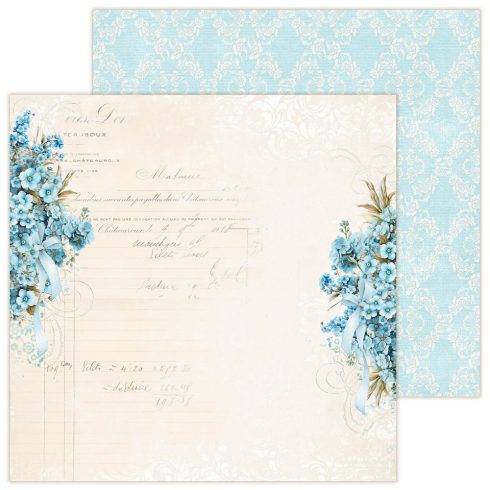 dear diary forget me not main kit set of scrapbooking papers 30x30cm lemoncraft 4