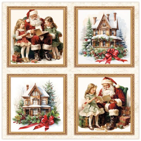 wonderful christmas elements elements for fussy cutting pad scrapbooking papers 203x203cm lemoncraft
