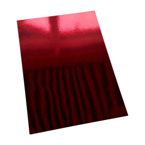 Paper Favourites Mirror Card Glossy Peilikartonki kiiltava punainen A4 250g 5 kpl1
