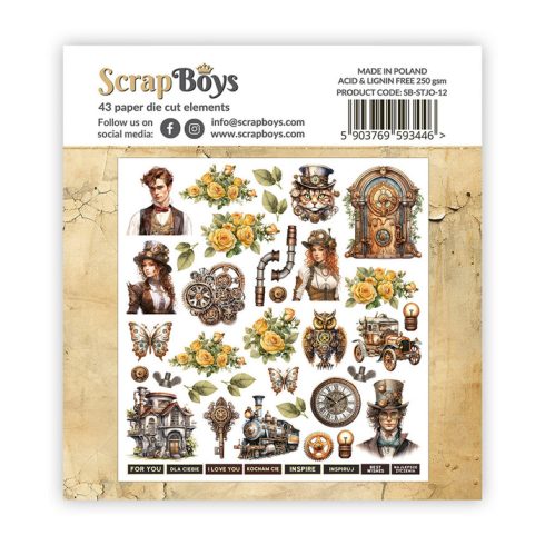 ScrapBoys – Steampunk Journey leikekuvat 40 kpl 1
