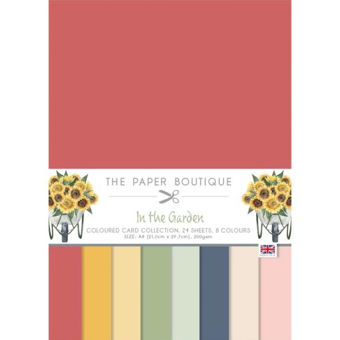 The Paper Boutique – In the Garden paperilajitelma VÄRIT A4